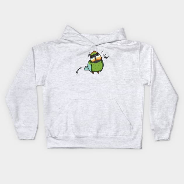 rainbow bee eater Nani Kids Hoodie by InnerYou